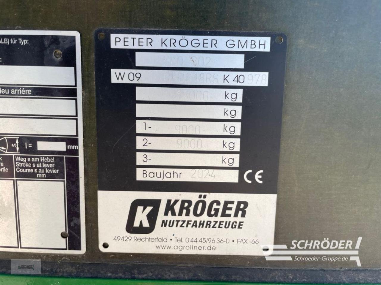 Anhänger des Typs Kröger HKD 302, Gebrauchtmaschine in Wildeshausen (Bild 14)