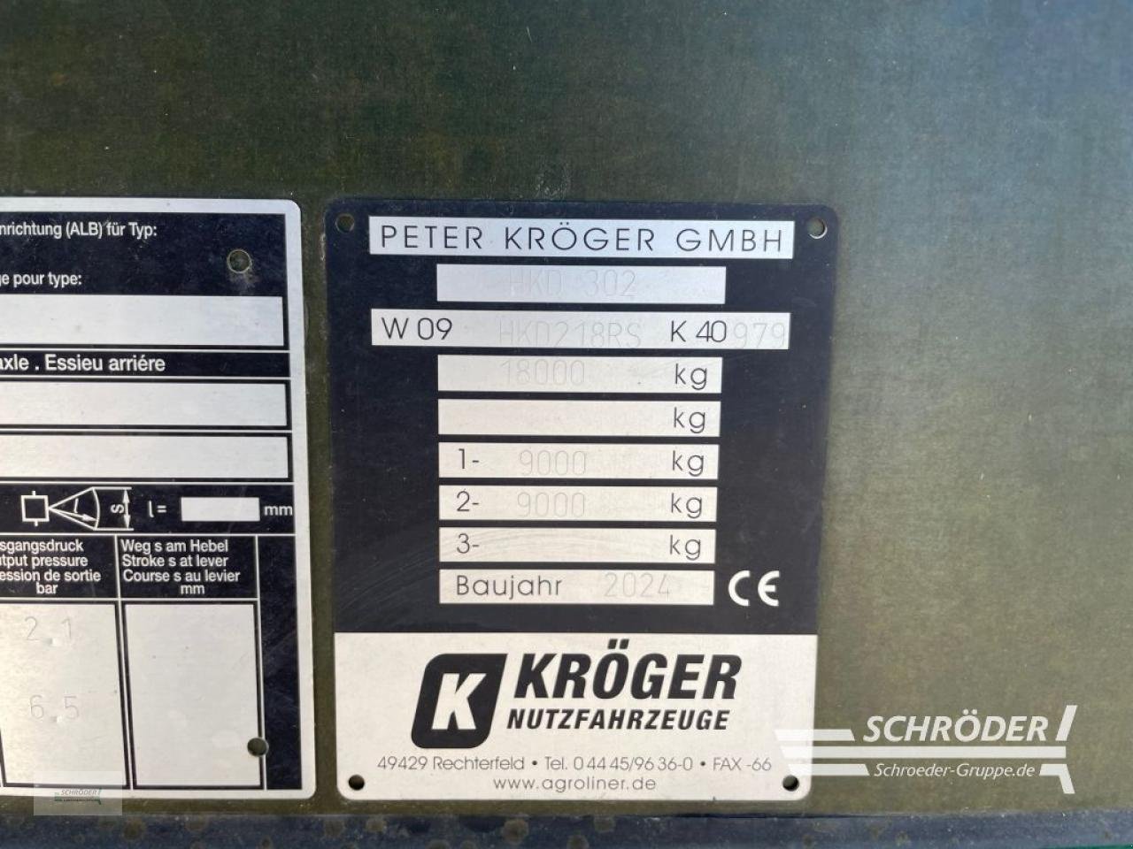 Anhänger du type Kröger N/A, Gebrauchtmaschine en Wildeshausen (Photo 2)