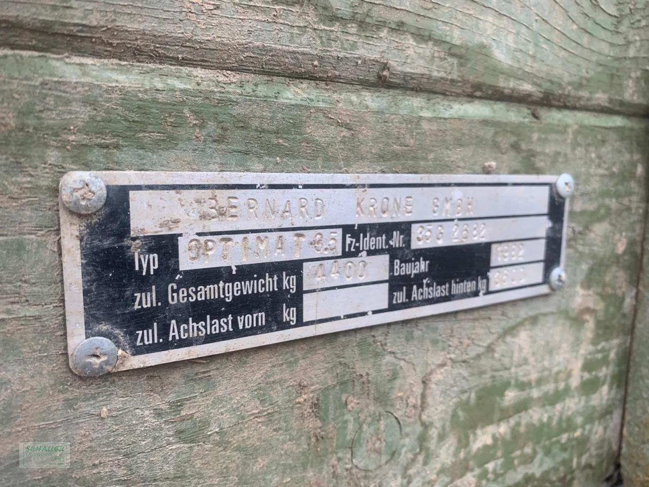 Anhänger van het type Krone Krone Optimat65 Einachs Anhänger, Gebrauchtmaschine in Geiselhöring (Foto 4)