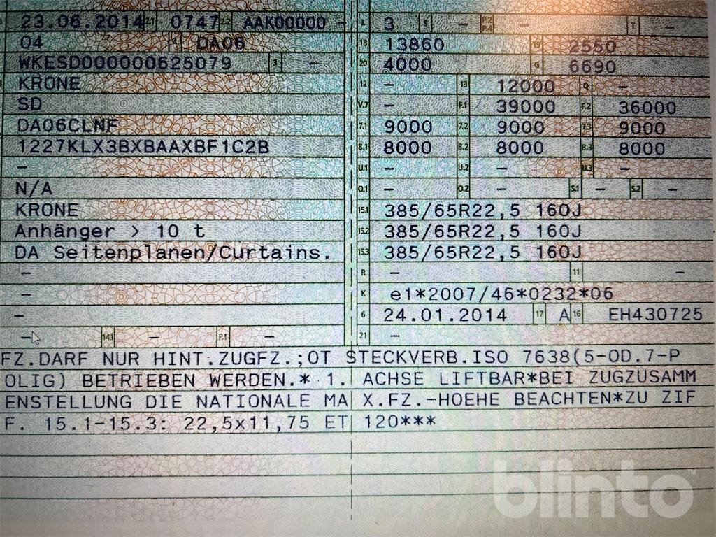 Anhänger del tipo Krone SD, Gebrauchtmaschine In Düsseldorf (Immagine 6)