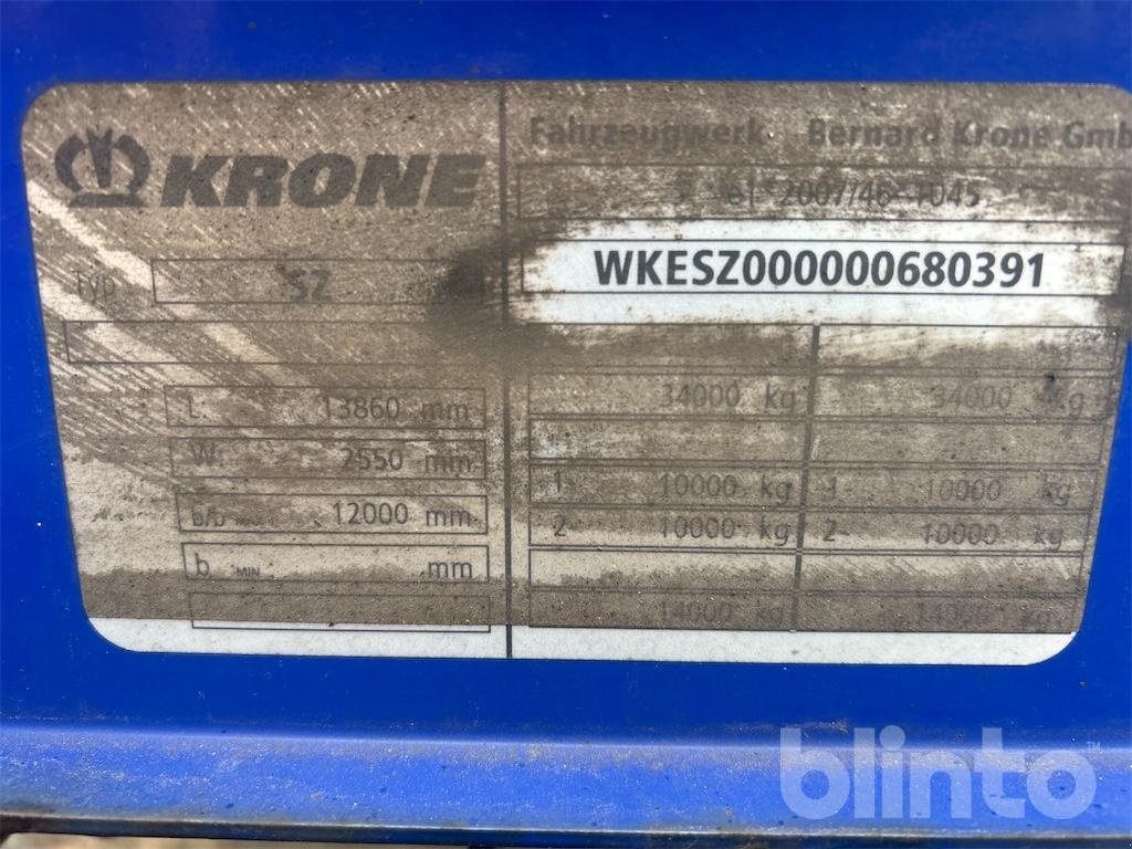 Anhänger Türe ait Krone SZ, Gebrauchtmaschine içinde Düsseldorf (resim 7)
