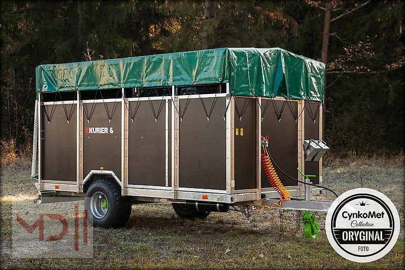 Anhänger des Typs MD Landmaschinen CM Viehanhänger T-677 Kurier 6, Neumaschine in Zeven (Bild 2)