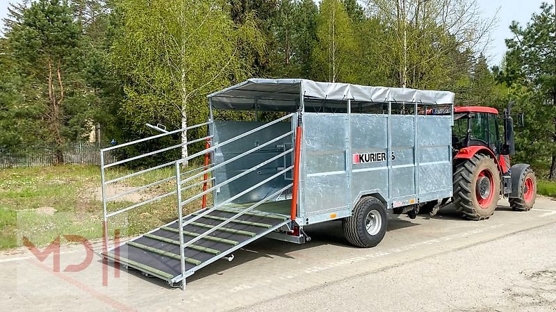 Anhänger des Typs MD Landmaschinen CM Viehanhänger T-677 Kurier 6, Neumaschine in Zeven (Bild 12)