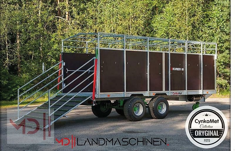 Anhänger des Typs MD Landmaschinen CM Viehanhänger T-678 Kurier 10, Neumaschine in Zeven (Bild 1)