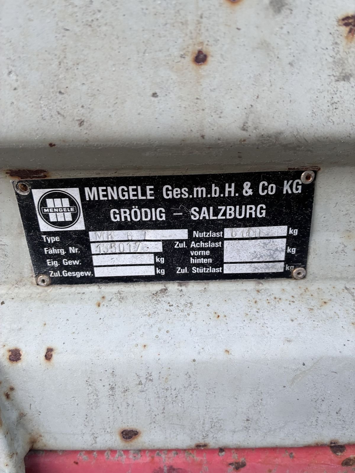 Anhänger του τύπου Mengele MK 6T, Gebrauchtmaschine σε Bergheim (Φωτογραφία 5)