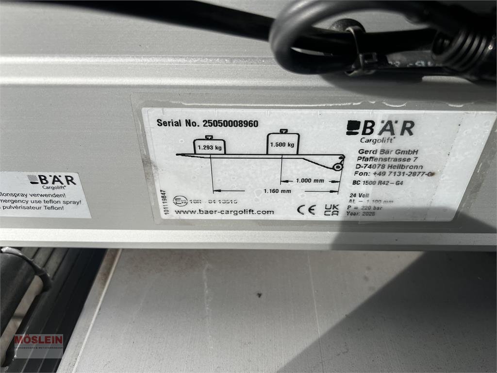 Anhänger του τύπου Möslein BDF Tandem- BDF- Wechselanhänger mit Ladebordwand, Gebrauchtmaschine σε Schwebheim (Φωτογραφία 7)