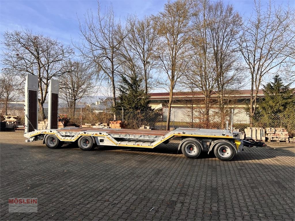 Anhänger типа Möslein T 4 VB H1 R neuer 4 Achs Tieflader + Radmulden, Gebrauchtmaschine в Schwebheim (Фотография 4)