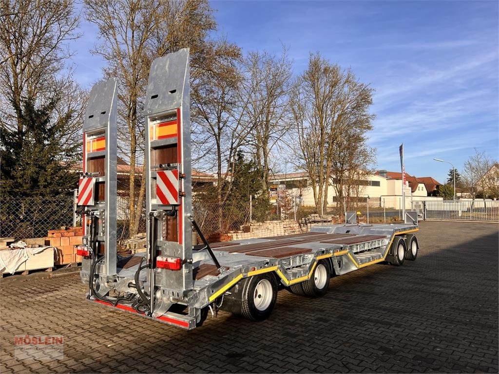 Anhänger типа Möslein T 4 VB H1 R neuer 4 Achs Tieflader + Radmulden, Gebrauchtmaschine в Schwebheim (Фотография 8)