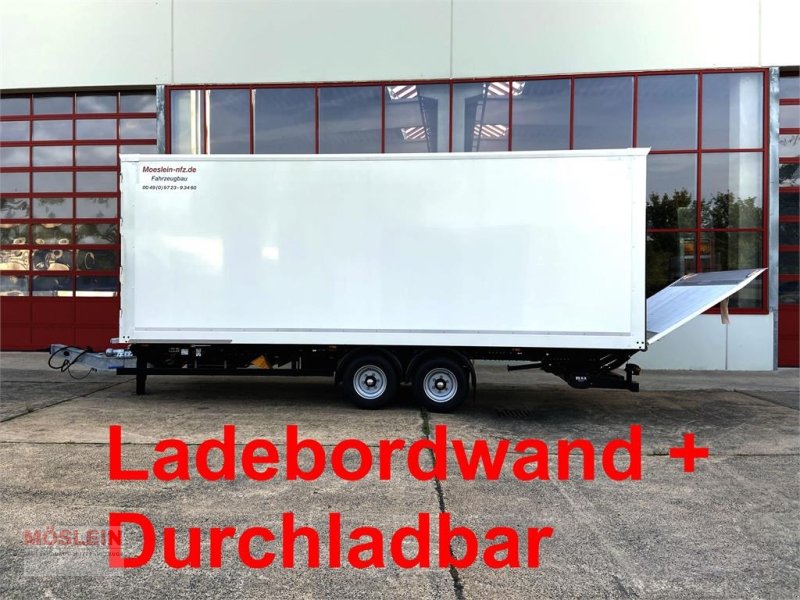 Anhänger типа Möslein TK0105D-L Weiß Tandem Koffer, Ladebordwand 1,5 t, Gebrauchtmaschine в Schwebheim