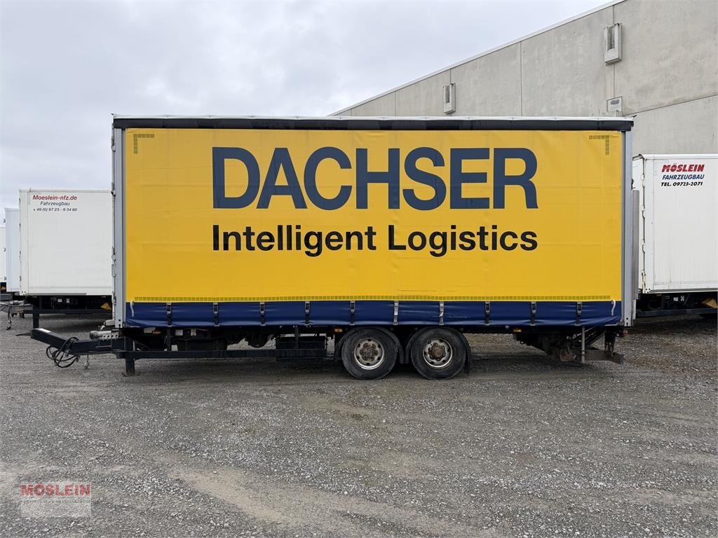 Anhänger des Typs Möslein TPS 105 D-L Tandemplane Ladebordwand + Durchladba, Gebrauchtmaschine in Schwebheim (Bild 4)