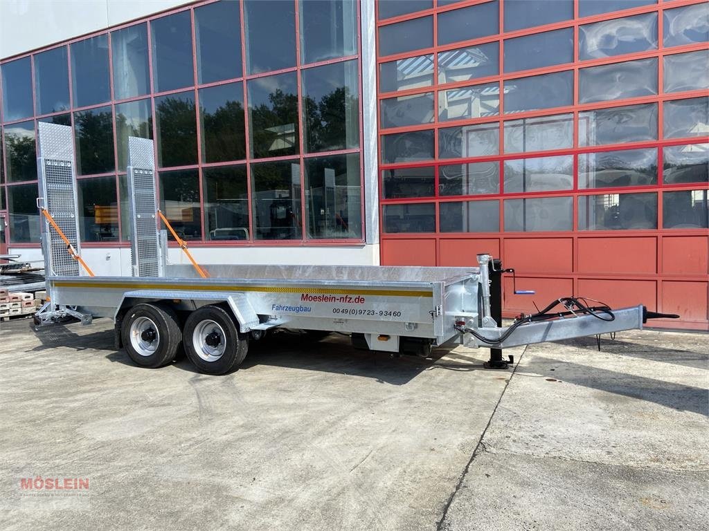 Anhänger tip Möslein TT 11-E 5,50 - 2 Tandemtieflader5,50 m x 2 m, Feu, Gebrauchtmaschine in Schwebheim (Poză 2)