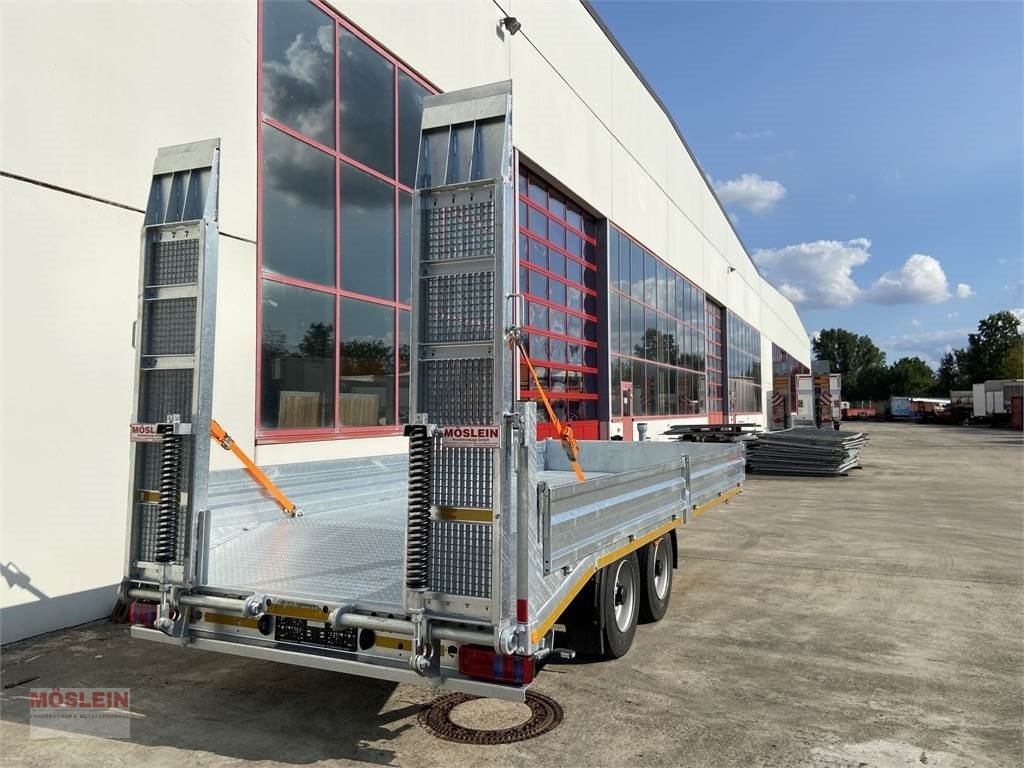 Anhänger Türe ait Möslein TT11 BR Neuer Tandemtieflader, breit Rampen, Gebrauchtmaschine içinde Schwebheim (resim 9)