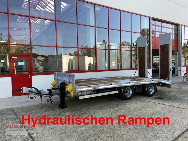 Anhänger от тип Möslein TT21-7,2 Hydr 21 t Tandemtieflader, hydr. Rampen,, Gebrauchtmaschine в Schwebheim (Снимка 1)