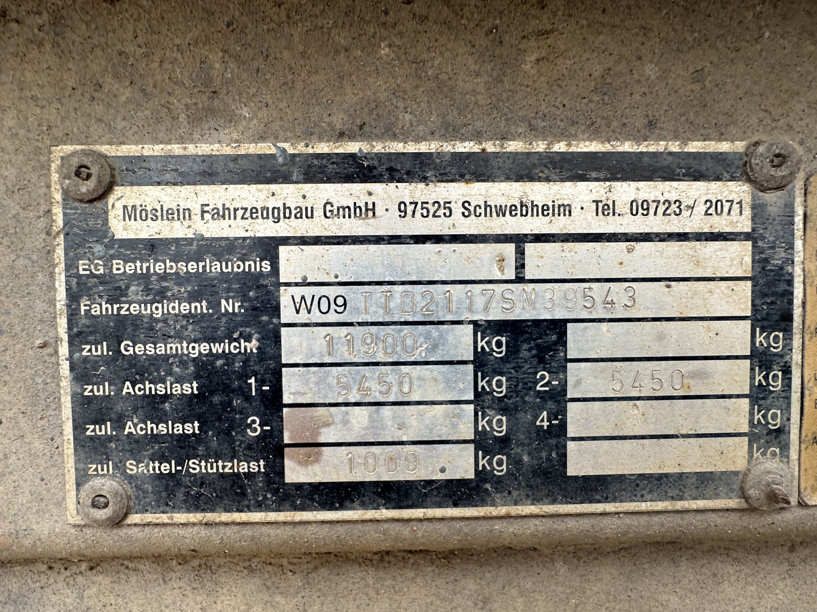 Anhänger a típus Möslein TTD 11, Gebrauchtmaschine ekkor: Dachwig (Kép 9)