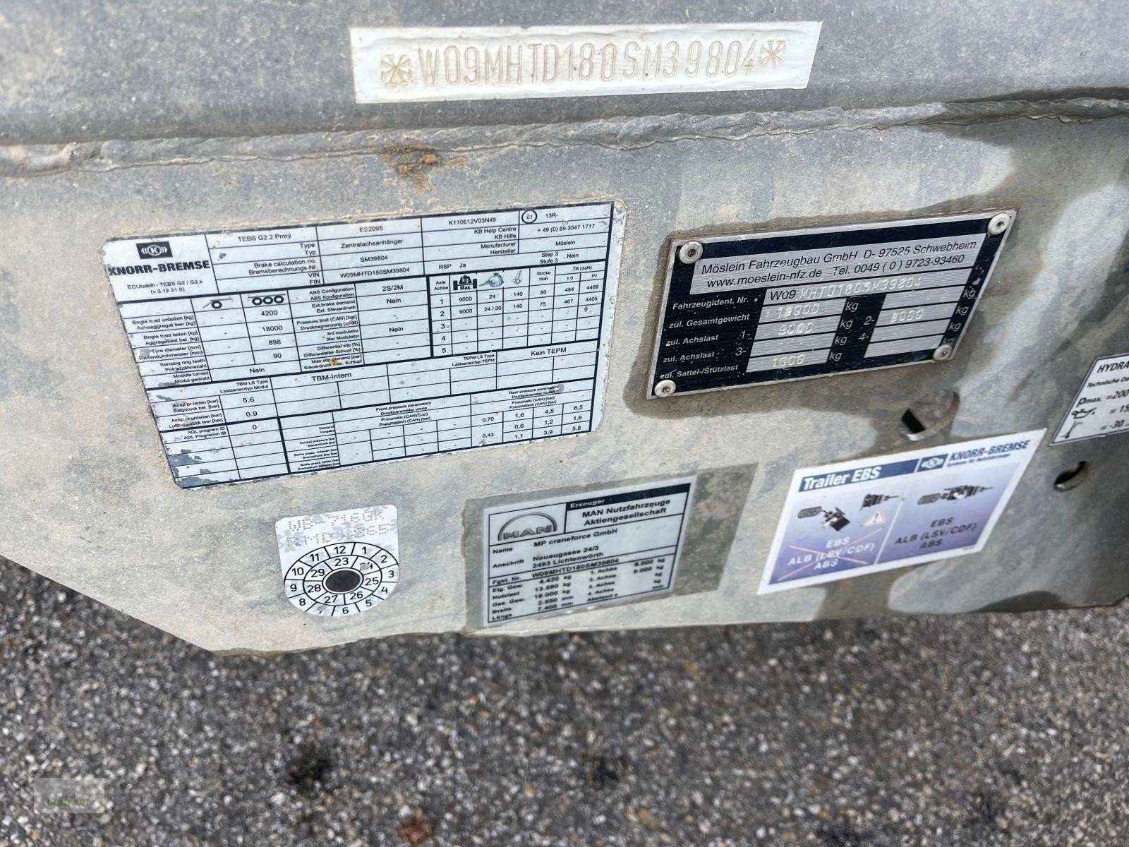 Anhänger typu Möslein TTD 19 AB 19 T, Gebrauchtmaschine v Bad Leonfelden (Obrázek 15)