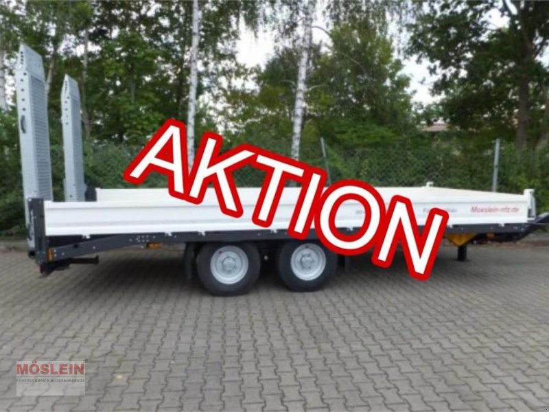 Anhänger vrste Möslein TTT 11 5,2 BR Weiß Neuer Tandemtieflader mit Brei, Gebrauchtmaschine v Schwebheim (Slika 1)