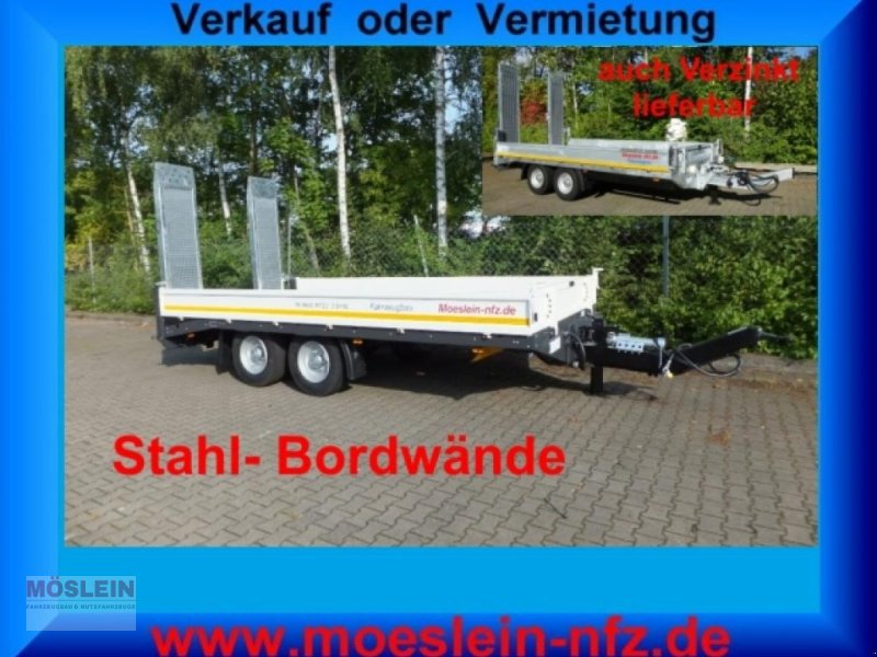 Anhänger типа Möslein TTT 11- 6,28 Weiß Neuer Tandemtieflader, Gebrauchtmaschine в Schwebheim