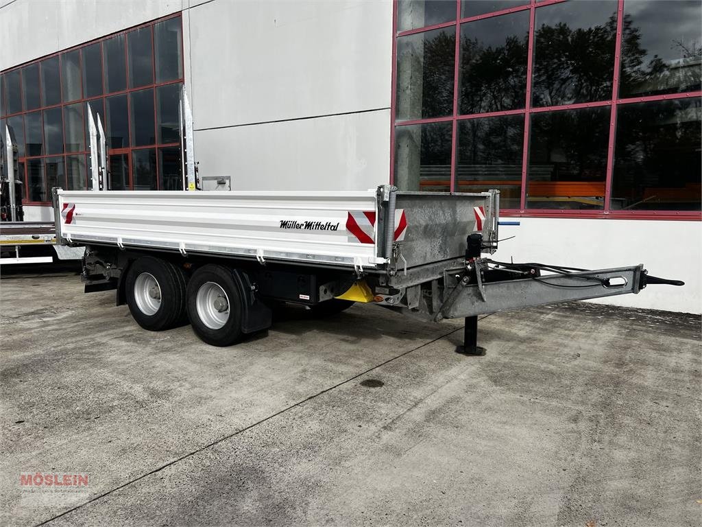 Anhänger del tipo Müller Mitteltal TA-2 14,4 t Tandemkipper- Tieflader Bre, Gebrauchtmaschine en Schwebheim (Imagen 1)