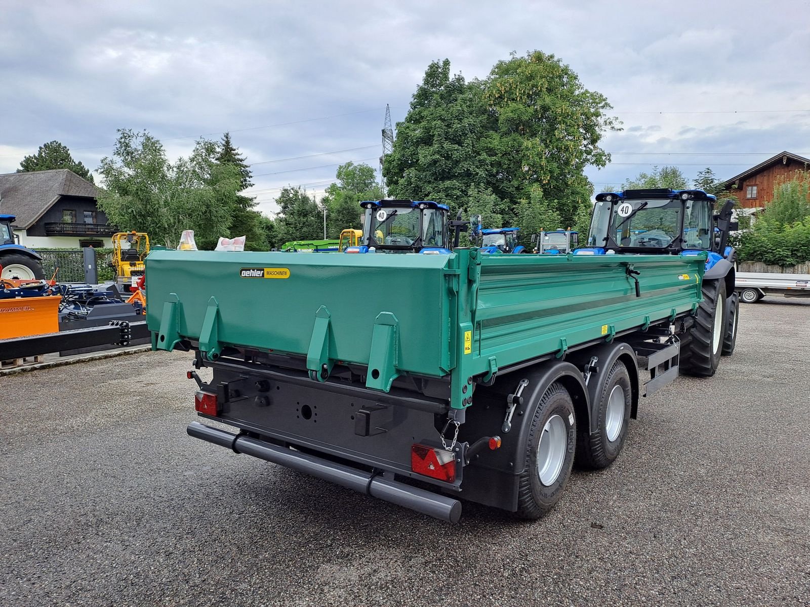 Anhänger des Typs Oehler ÖHLER TDK 80, Neumaschine in Burgkirchen (Bild 8)