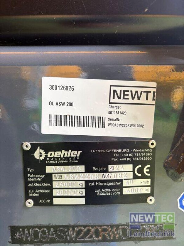 Anhänger typu Oehler OL ASW 200, Vorführmaschine v Schwedt (Obrázek 8)