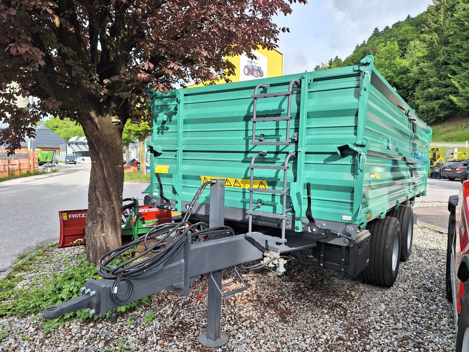 Anhänger des Typs Oehler Tandem 3-Seitenkipper OL TDK 160, Neumaschine in Burgkirchen (Bild 1)