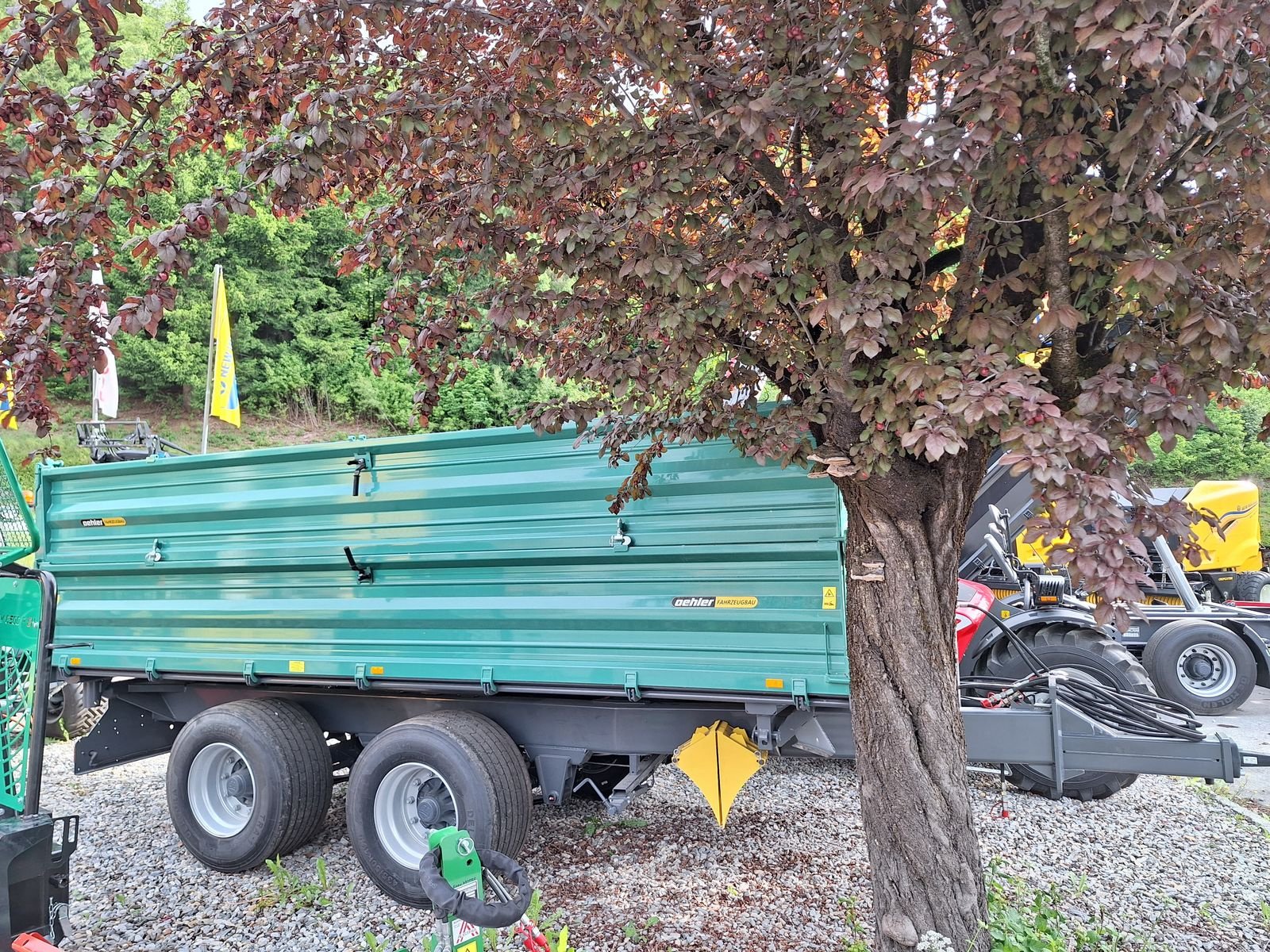 Anhänger des Typs Oehler Tandem 3-Seitenkipper OL TDK 160, Neumaschine in Burgkirchen (Bild 6)
