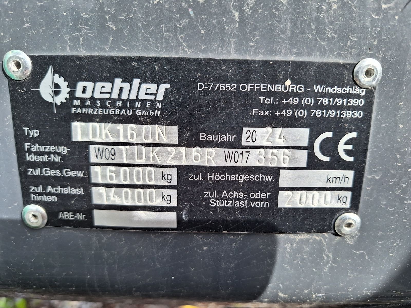 Anhänger des Typs Oehler Tandem 3-Seitenkipper OL TDK 160, Neumaschine in Burgkirchen (Bild 5)