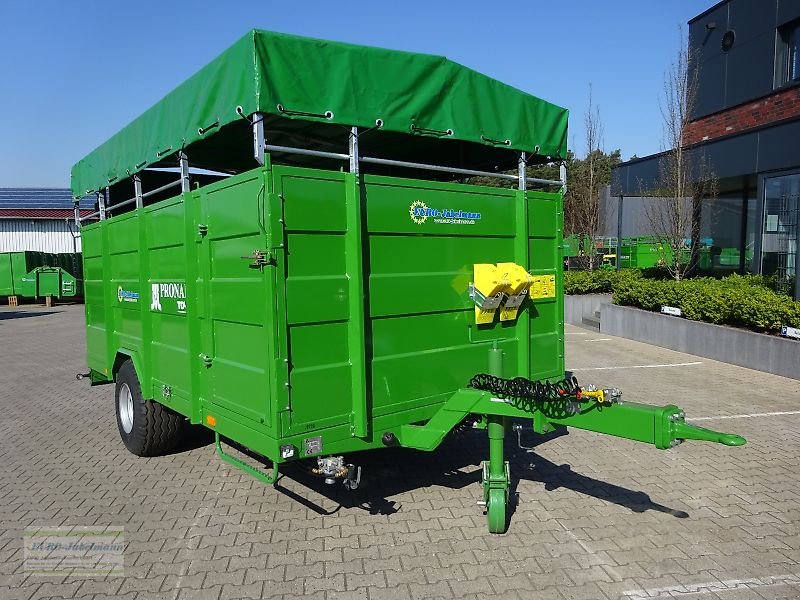 Anhänger des Typs PRONAR Viehtransportanhänger Kurier 46 mit Stahlbordwände, NEU, Neumaschine in Itterbeck (Bild 2)