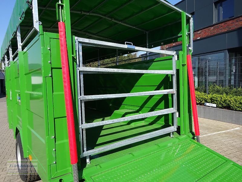 Anhänger des Typs PRONAR Viehtransportanhänger Kurier 46 mit Stahlbordwände, NEU, Neumaschine in Itterbeck (Bild 16)