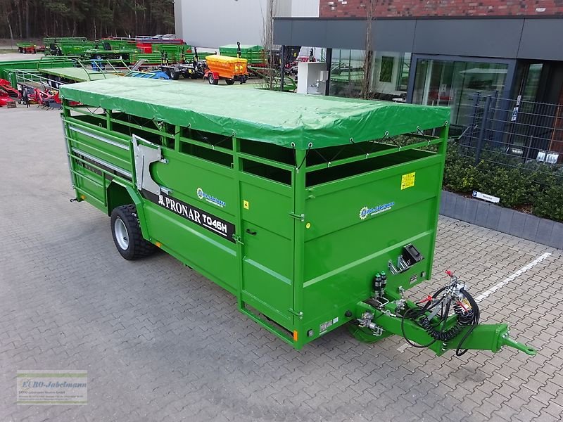 Anhänger des Typs PRONAR Viehtransportanhänger Kurier TO 46 H, 11 to, hydr. absenkbar, NEU, ab Lager, Neumaschine in Itterbeck (Bild 20)