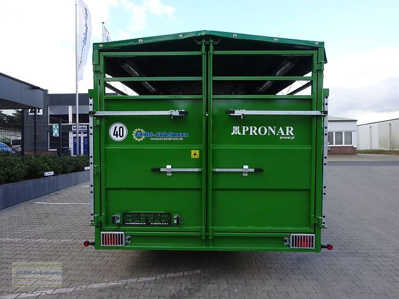Anhänger des Typs PRONAR Viehtransportanhänger Kurier TO 46 H, 11 to, hydr. absenkbar, NEU, ab Lager, Neumaschine in Itterbeck (Bild 7)