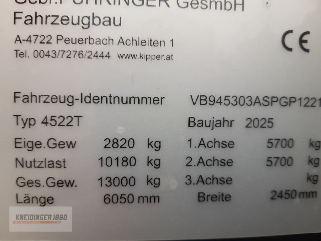Anhänger des Typs Pühringer 4522T, Gebrauchtmaschine in Altenfelden (Bild 7)