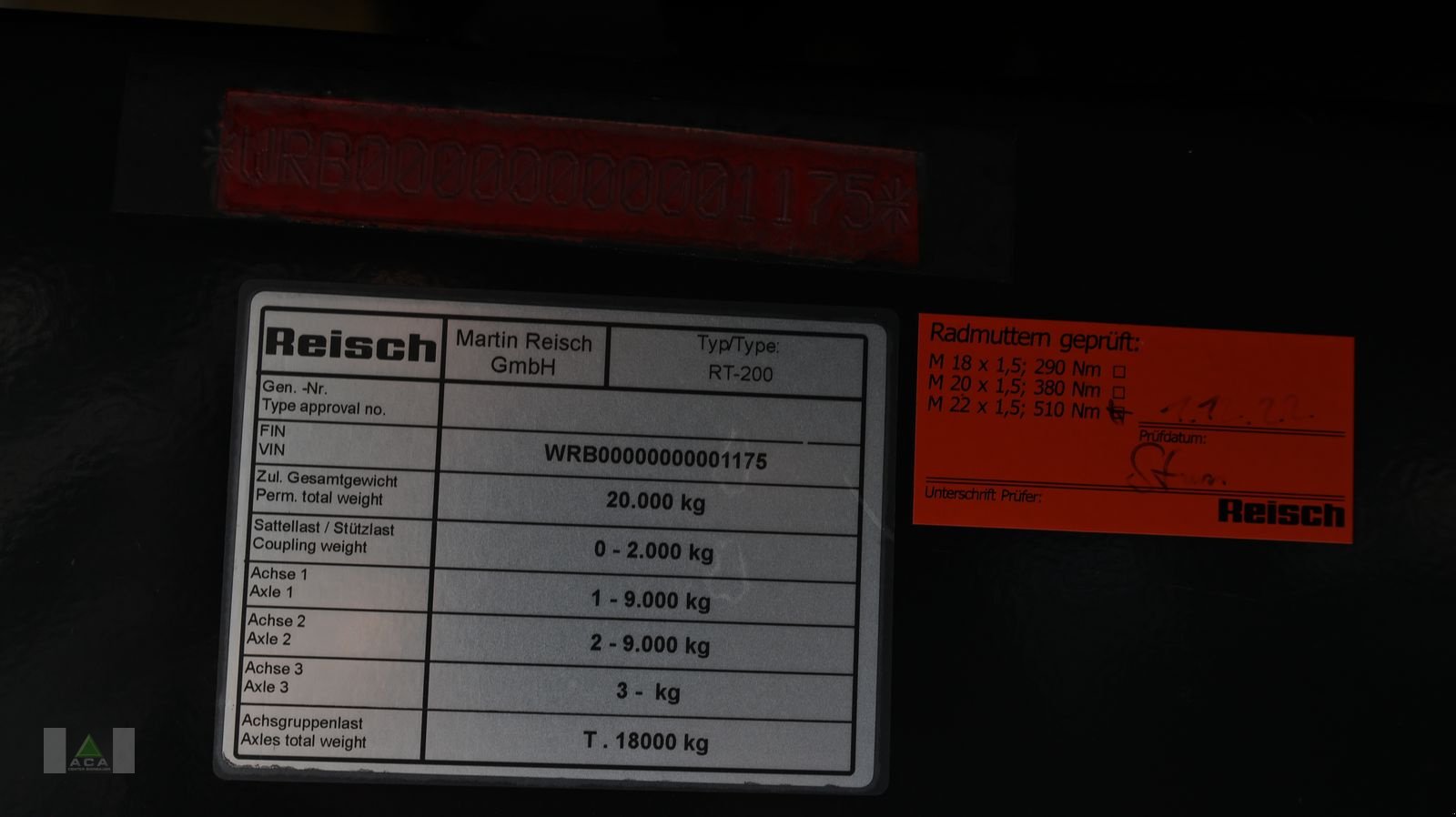 Anhänger tipa Reisch RT-200, Neumaschine u Markt Hartmannsdorf (Slika 10)