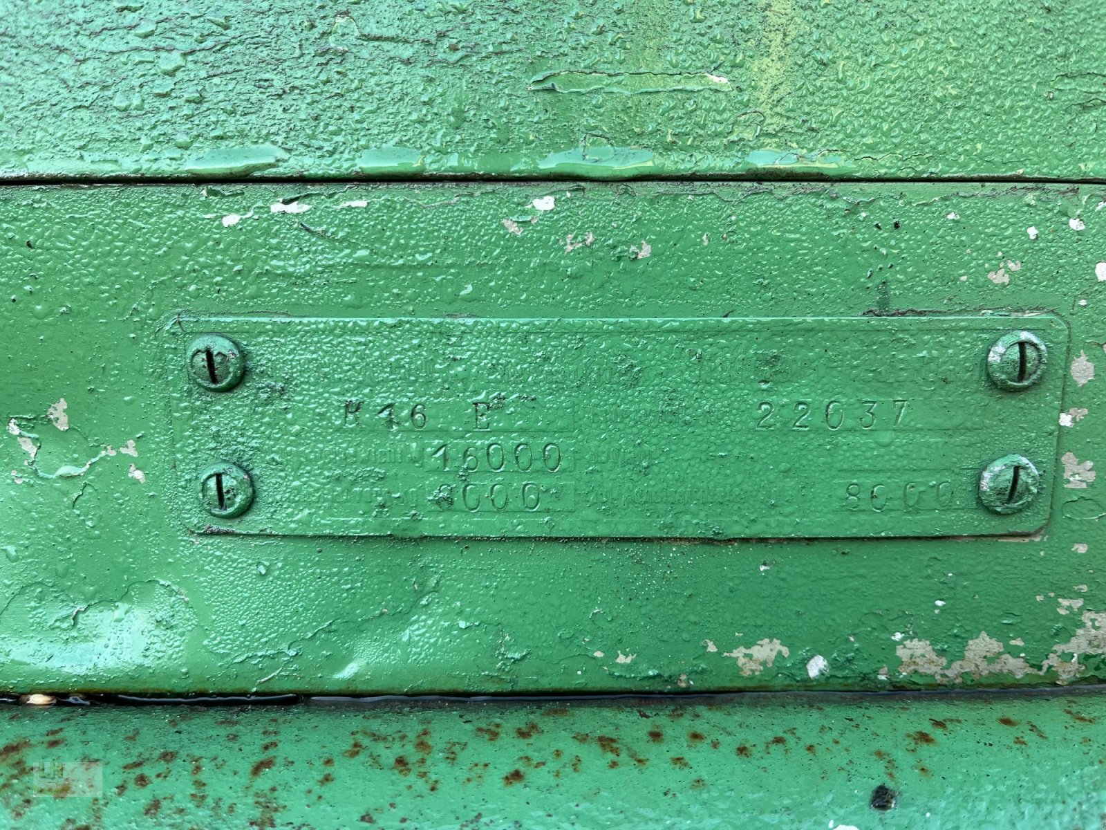 Anhänger Türe ait Schenk K16E, Gebrauchtmaschine içinde Aresing (resim 6)