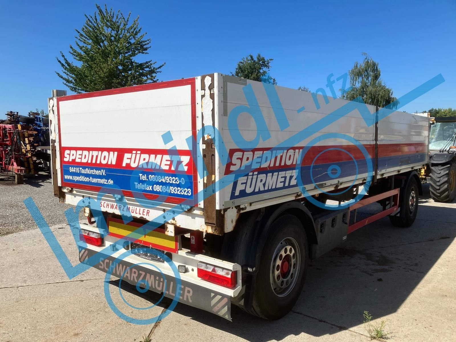 Anhänger typu Schwarzmüller Baustoff Anhänger, Gebrauchtmaschine v Eferding (Obrázek 5)