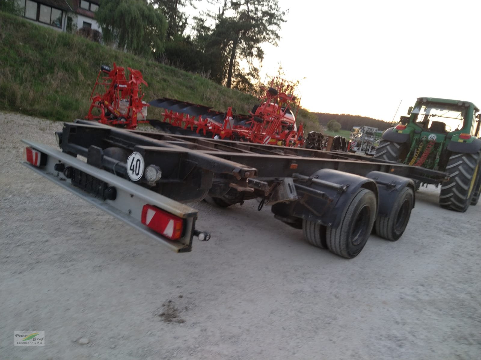 Anhänger tipa Schwarzmüller Wechselfahrgestell T-2 Tandem, Gebrauchtmaschine u Pegnitz-Bronn (Slika 1)