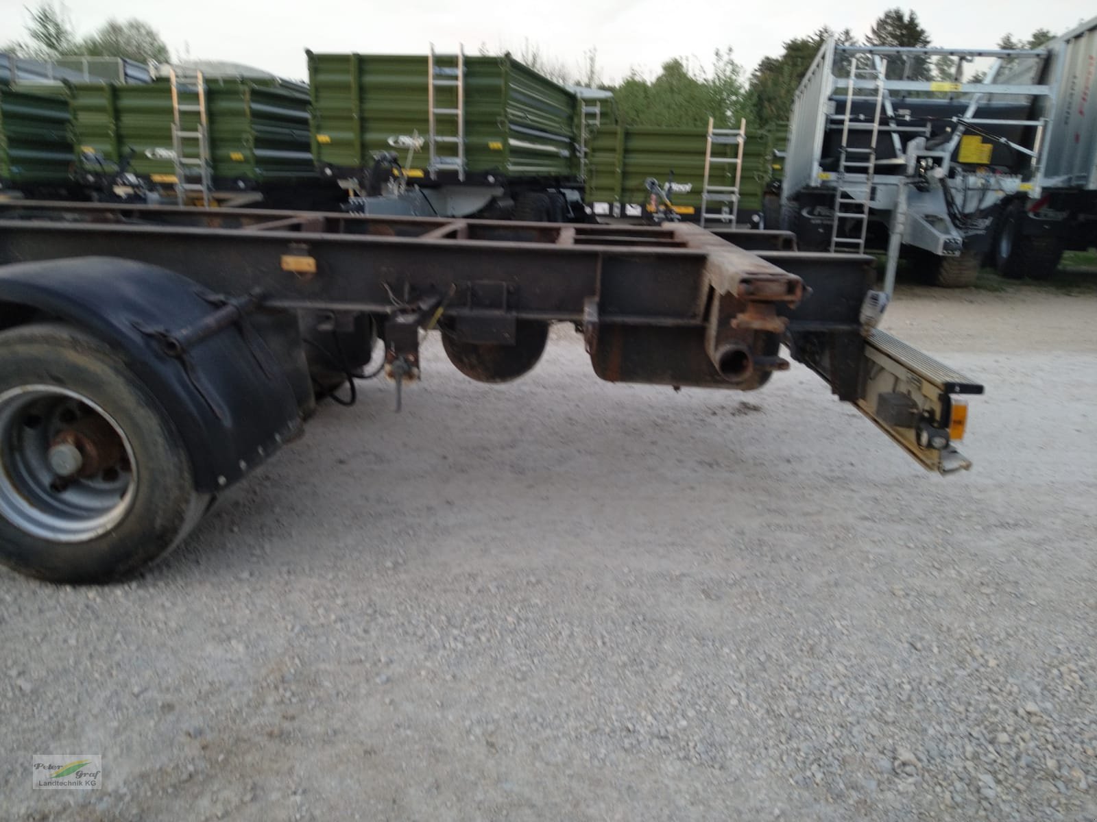 Anhänger tipa Schwarzmüller Wechselfahrgestell T-2 Tandem, Gebrauchtmaschine u Pegnitz-Bronn (Slika 4)