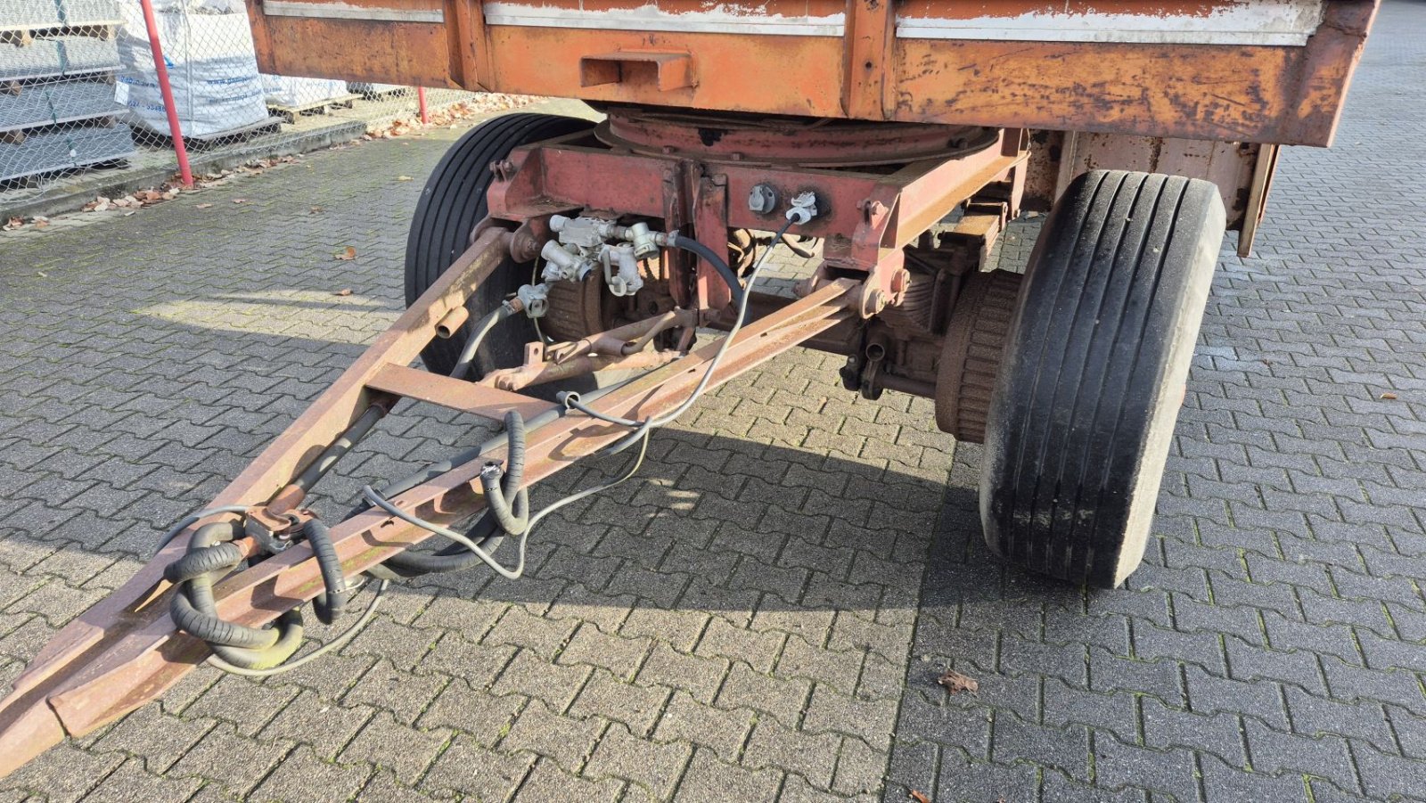 Anhänger des Typs Sonstige Aanhanger plattewagen Landbouwwagen balenwagen kar, Gebrauchtmaschine in Schoonebeek (Bild 8)