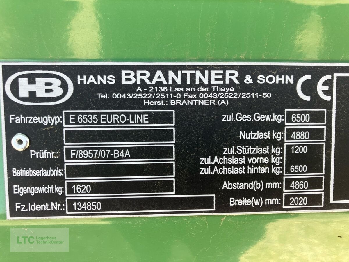 Anhänger typu Sonstige E 6535 Euro-Line, Gebrauchtmaschine v Korneuburg (Obrázek 11)