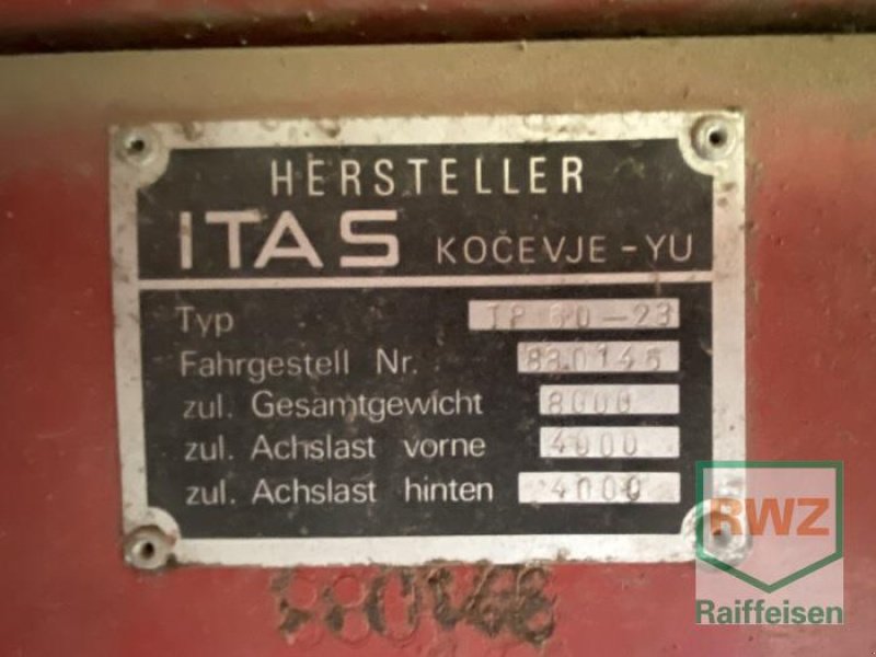 Anhänger typu Sonstige ITAS TP60-23, Gebrauchtmaschine w Kruft (Zdjęcie 8)