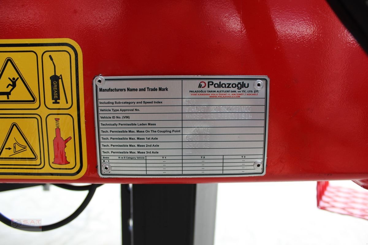 Anhänger des Typs Sonstige Palaz 16t-Dreiseitenkipper-Schotterklappe, Neumaschine in Eberschwang (Bild 12)