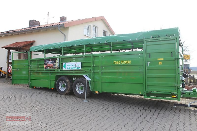 Anhänger des Typs Sonstige Pronar T 046/2 Viehanhänger hydraulisch absenkbar 14 m², Neumaschine in Ostheim/Rhön (Bild 11)