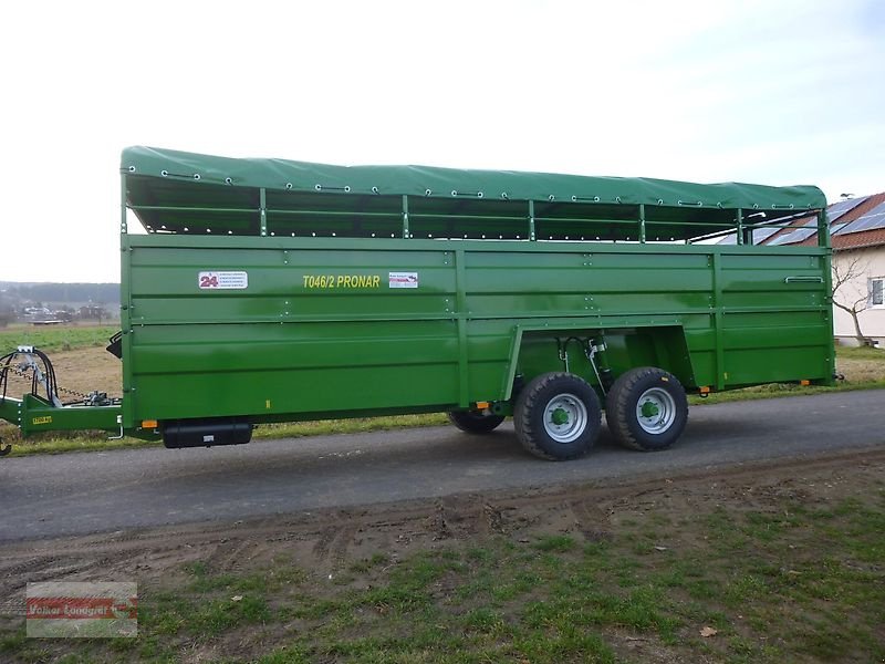 Anhänger typu Sonstige Pronar T 046/2 Viehanhänger hydraulisch absenkbar 14 m², Neumaschine v Ostheim/Rhön (Obrázek 3)