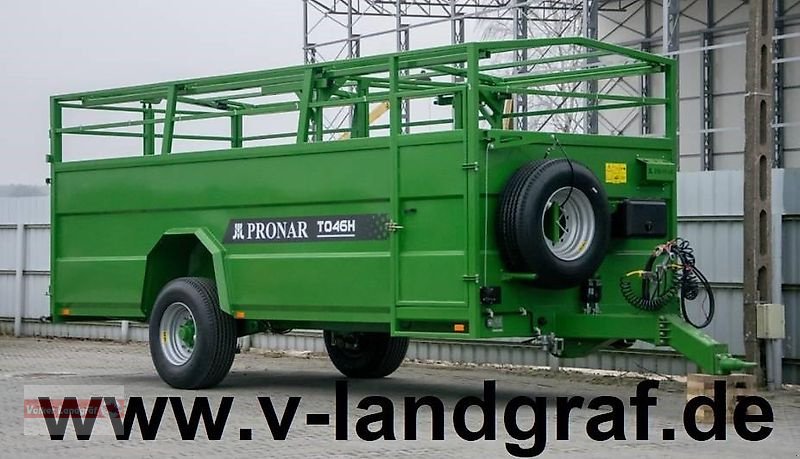 Anhänger van het type Sonstige Pronar T 046 H Viehanhänger 13,2 m² 40 km/h, Neumaschine in Ostheim/Rhön (Foto 5)