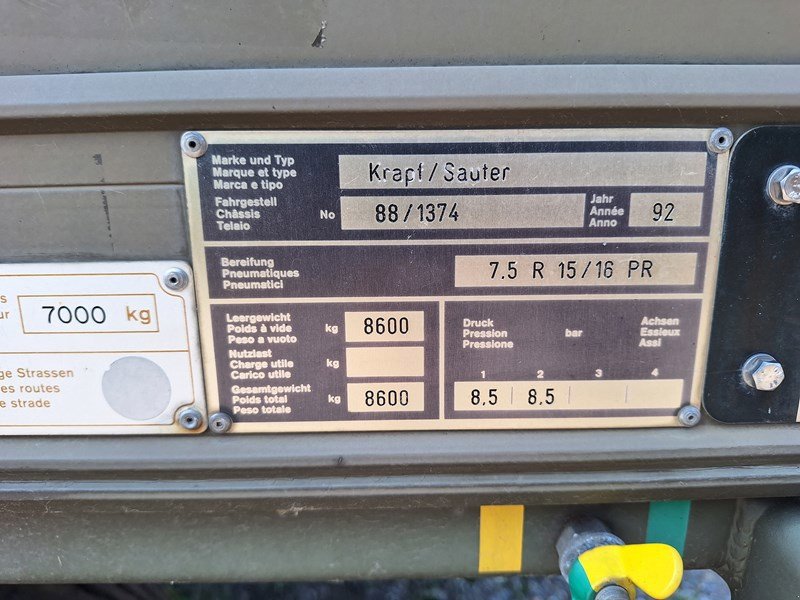 Anhänger typu Sonstige Sauter Arbeitsanhänger, Gebrauchtmaschine v Chur (Obrázek 2)