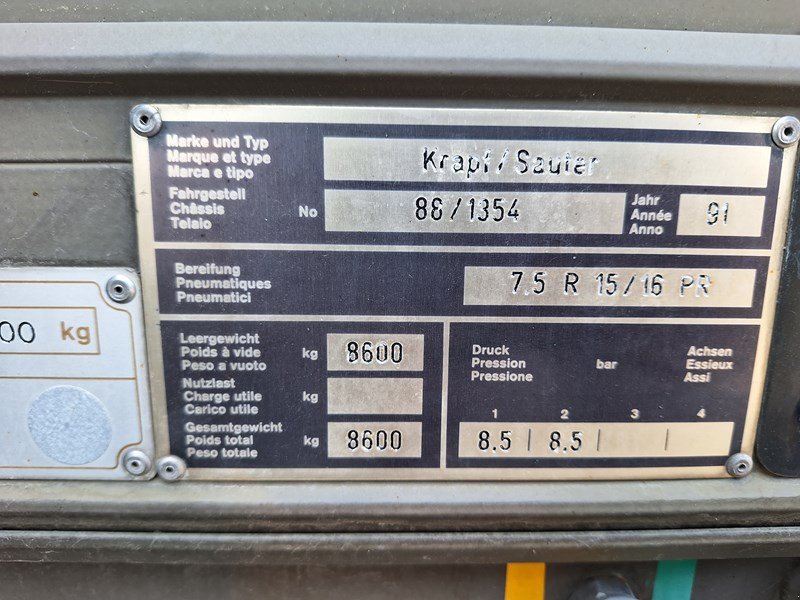 Anhänger des Typs Sonstige Sauter Arbeitsanhänger, Gebrauchtmaschine in Chur (Bild 3)