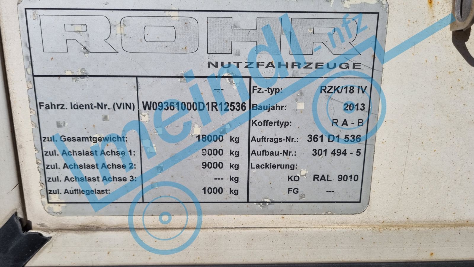 Anhänger des Typs Sonstige Tandem Kühlkoffer Anhänger, Gebrauchtmaschine in Eferding (Bild 2)