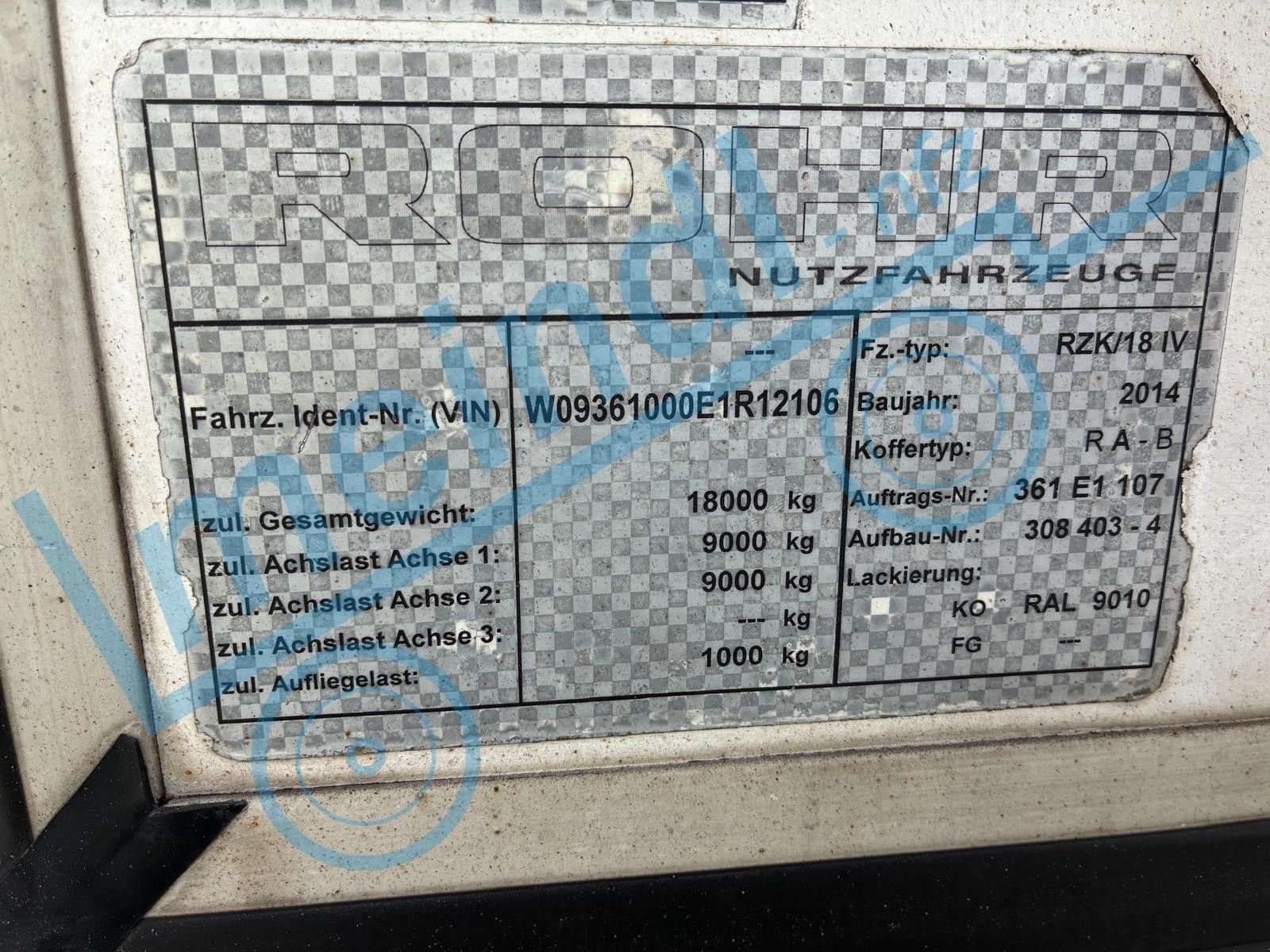 Anhänger of the type Sonstige Tandem Kühlkoffer, Gebrauchtmaschine in Eferding (Picture 3)