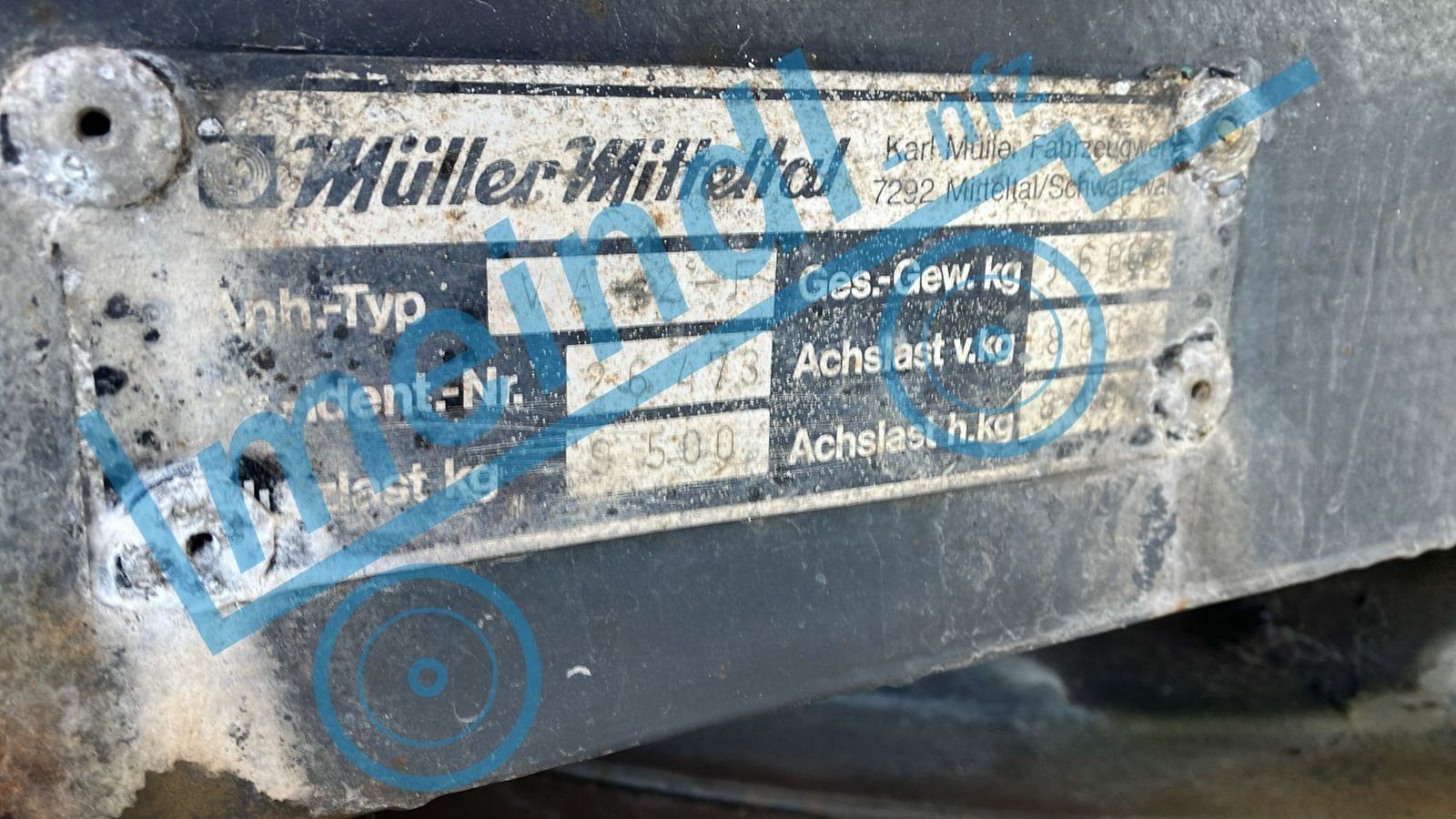 Anhänger typu Sonstige Tankanhänger, Gebrauchtmaschine v Eferding (Obrázek 2)