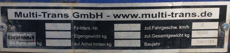 Anhänger typu Sonstige VAL 16, Gebrauchtmaschine v Friedberg-Derching (Obrázek 4)